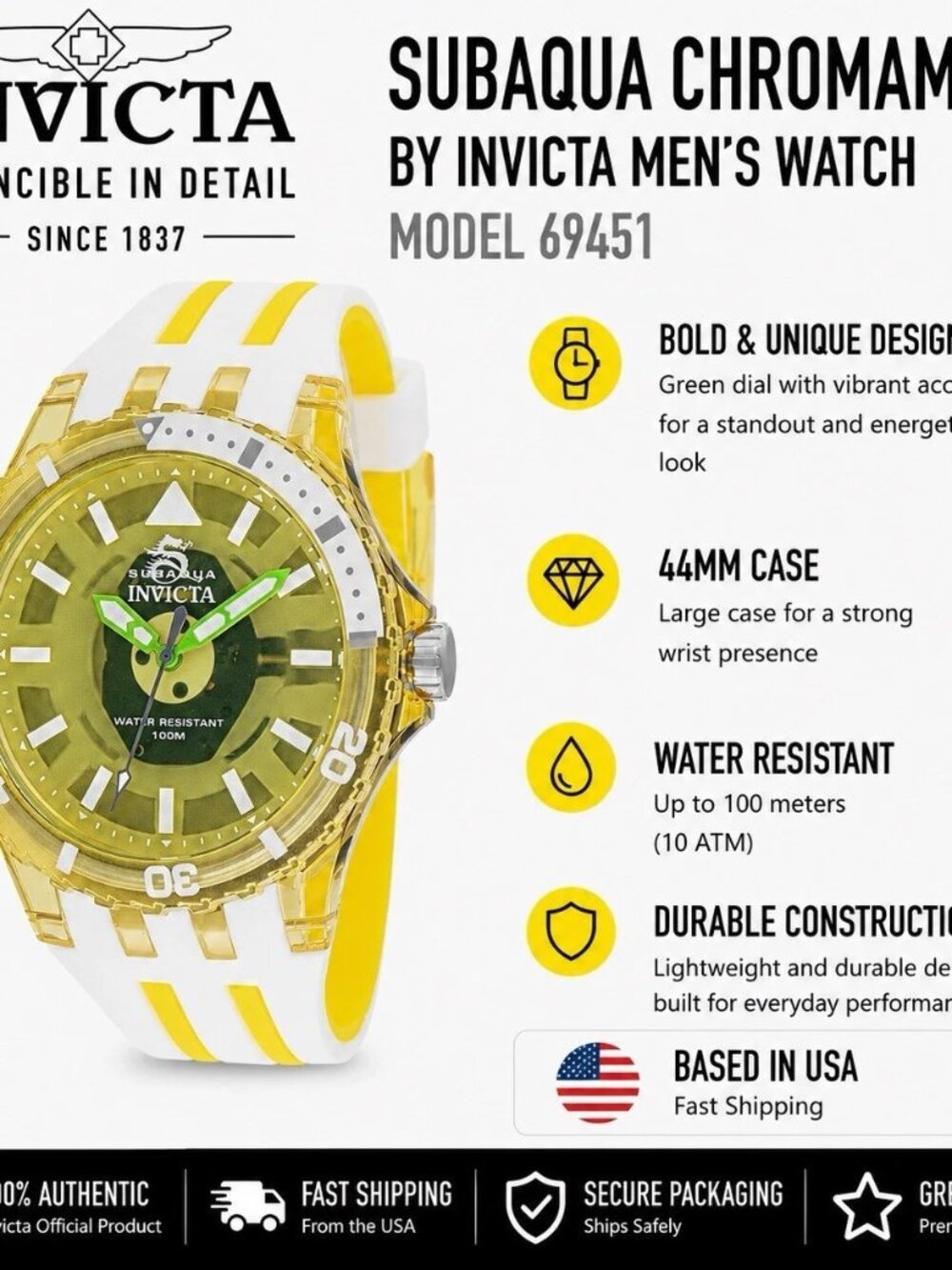 Invicta Subaqua Chromamode Men's Watch Model 69451